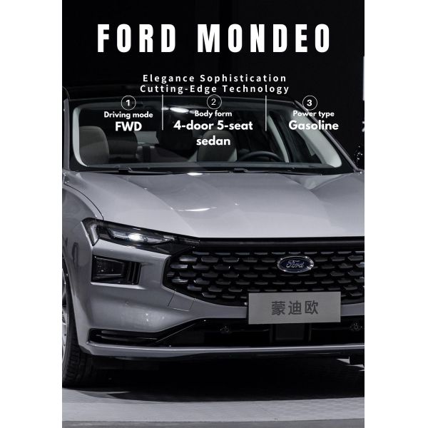 Energy EV 2024 Changan Ford Mondeo 4WD Газовые автомобили Седан Электрический парковочный тормоз Подержанный автомобиль