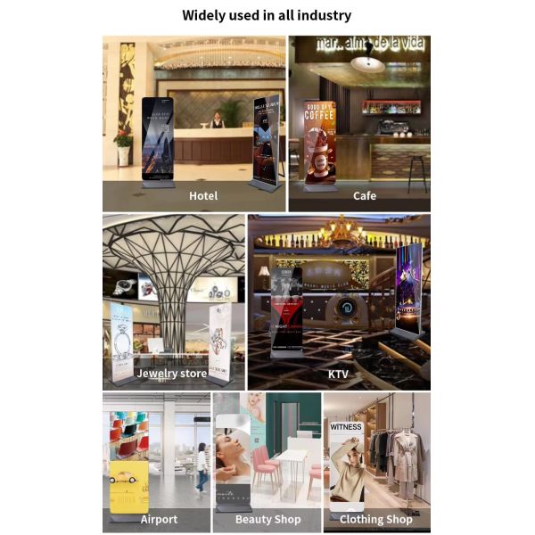 CH Indoor Floor Stand Touch Screen Smart Mirror Interactive Digital Signage and Displays Advertising Screen