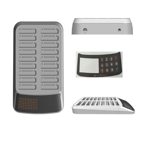 New wireless 433mhz waterproof guest coaster pagers system for waiter calling customer waiting in queue
