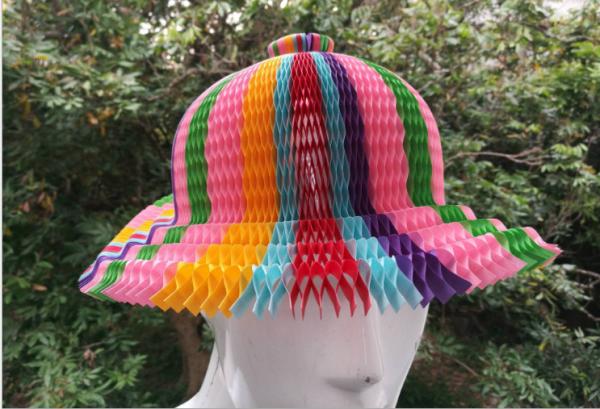 Casual fashion hats, travel and leisure style hats, casual paper hats, green hats，size 20.5cm * 1cm * 4.3cm;   18 colors