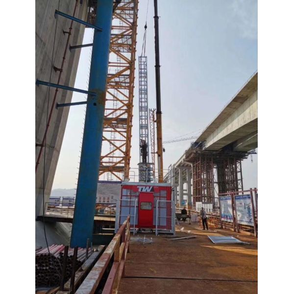 строительная конструкция подъема 2000kg/Cage/низкоскоростной подъем/подгонянный подъем с инвертором частоты используемым для башни, камина