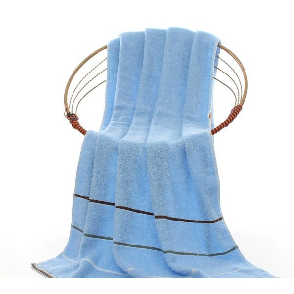 ALL Age Group 70*140cm Pure Cotton Large Bath Towel with Excellent Water Absorption