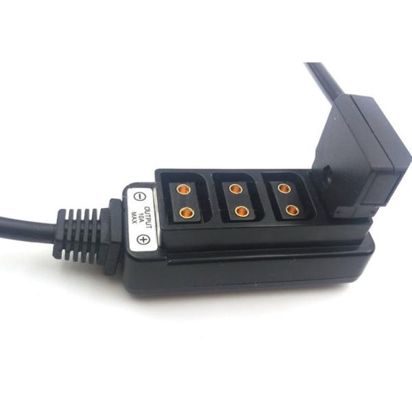 D-Tap Camera Connection Cable Ptap Powertap Male To 4* Female Spring Cable