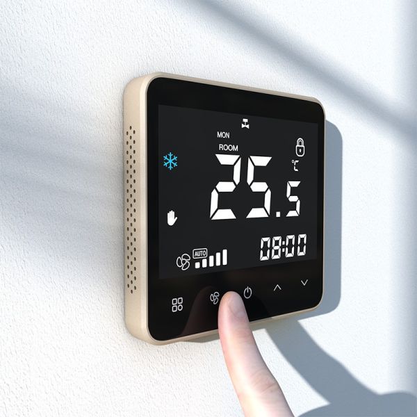 Smart Wifi Heating And Cooling Thermostat Central Air Conditioner FCU Thermostat Controller