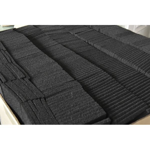 Чёрные волокна активированного углерода полиуретановой пены воздушный фильтр хлопка