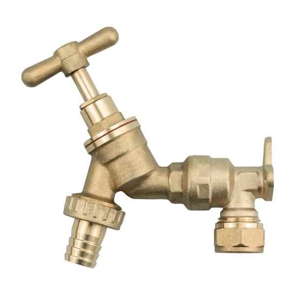 3/4 Inch Outlet Hose Connect PN16 Standard Type Slow Open Brass Stop Bibcock