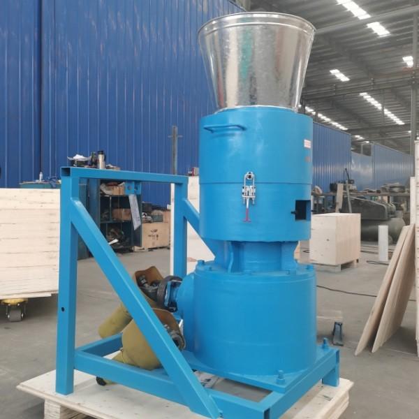 100-500kg/H Flat Die Pellet Mill Biomass Sawdust PTO Pelletizer Animal Feed