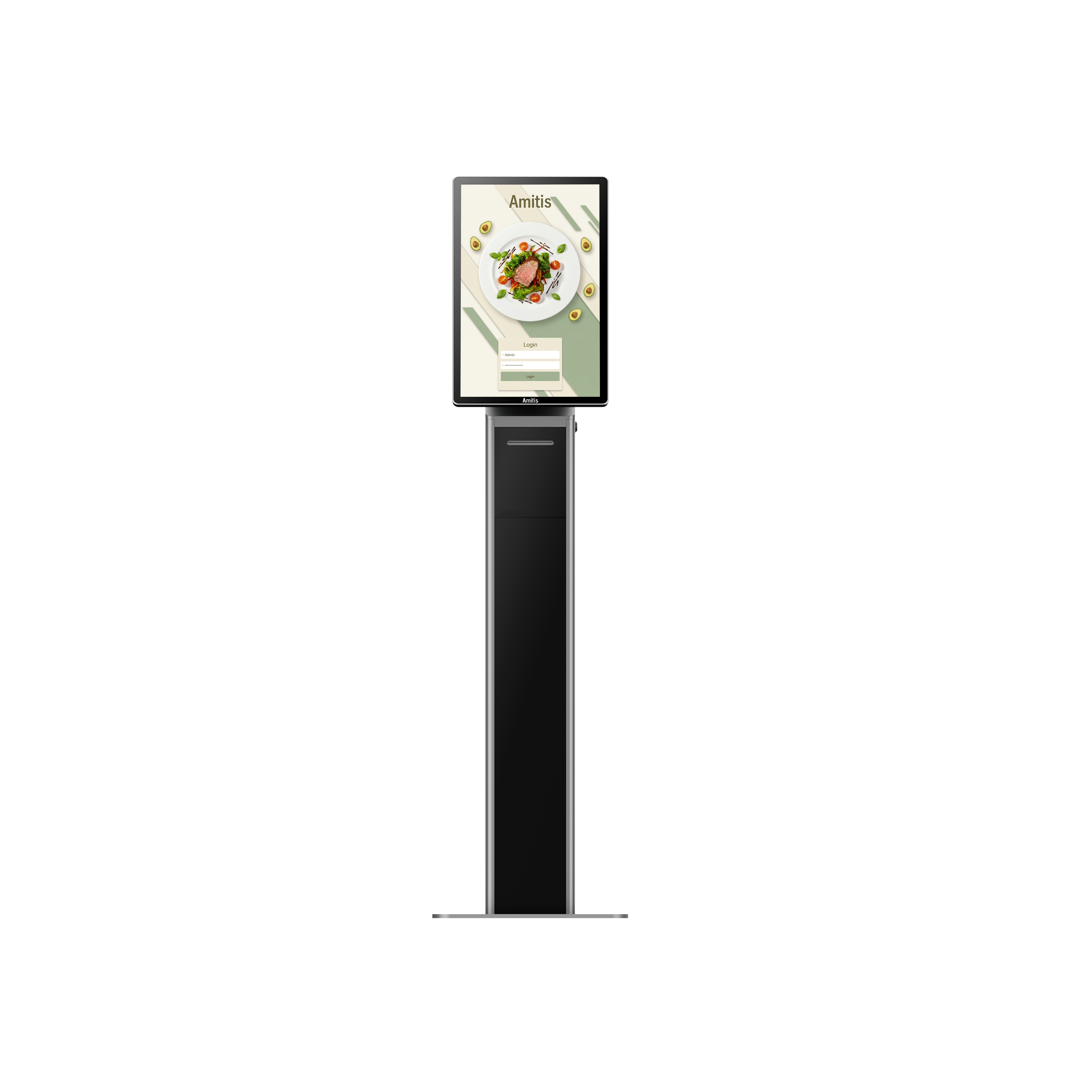 Floor Self Service Terminal Kiosk Android 14 Modular Design Seamless Integration