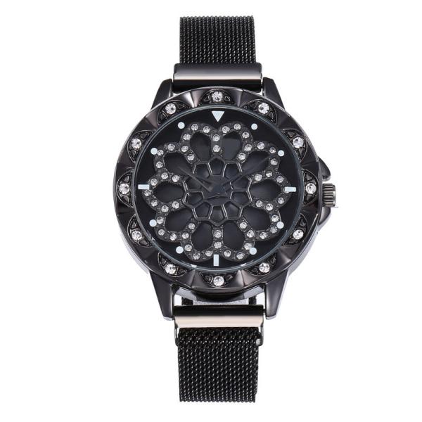 Classic 30 Meter Rotating Dial Wrist Watch Customized Logo With Magnetic Strap