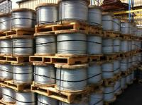 Cuerda de alambre de acero revestida del cable del cinc bajo de la relajación para los garajes que embalan