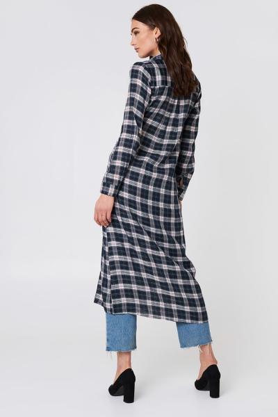 2019 chegadas novas mulheres assimétricas abotoadas do outono do vestido do azul de vestido da camisa