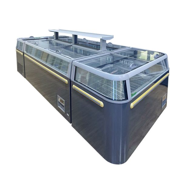 Замораживатель комода дисплея мороженого раздвижной двери супермаркета коммерчески с CE