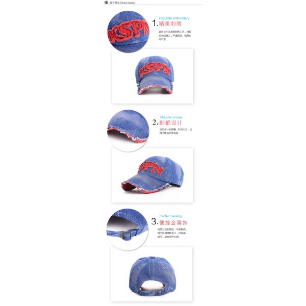 Outdoor vintage cowboy hat baseball cap sun hat wholesale women