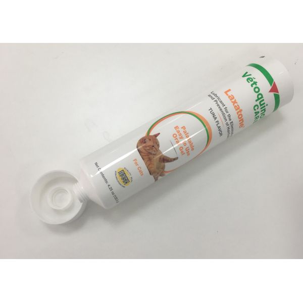 Flexography Printing Plastic Barrier Laminated PBL Tube For Cats Oral Gel