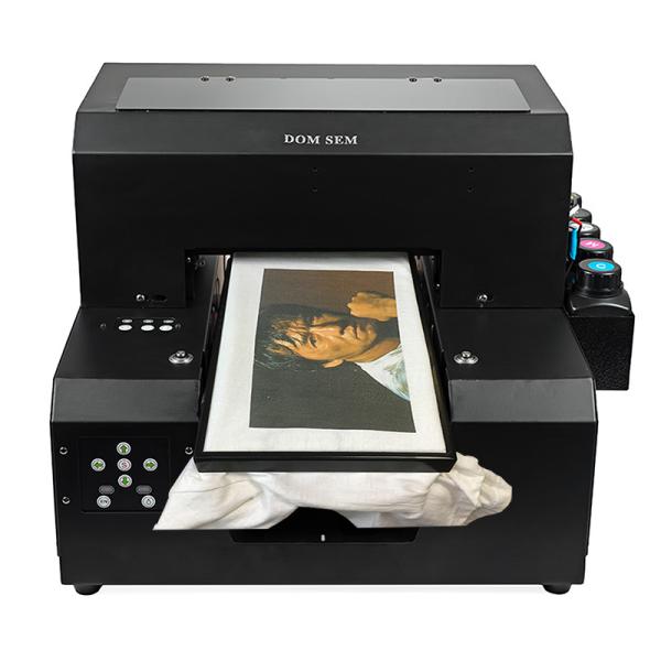 UV LED T Shirt Printing Machine Direct To Garment 6 Colors Channels