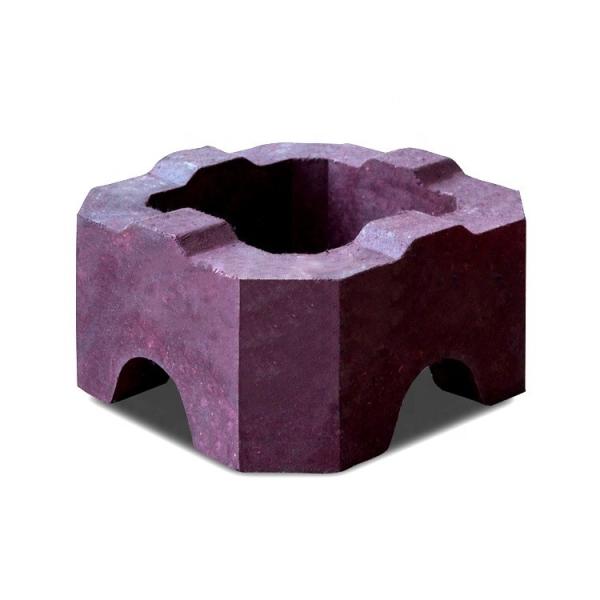 MgO Chromium Corundum Refractory Material Ceramic Catalytic Converter Substrate with 80% Al2O3 Content