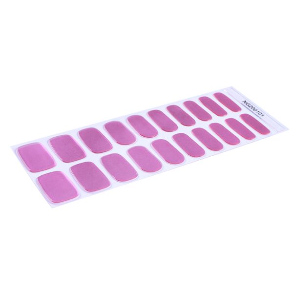 2023 New Trend gel nail wraps pink cat eye pattern semi cured gel nail stickers