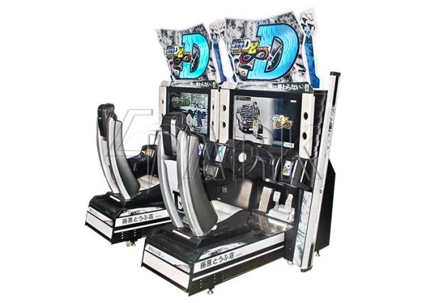 Initial D8 Coin Operated Racing Game Machine / Exciting Race Car Simulator