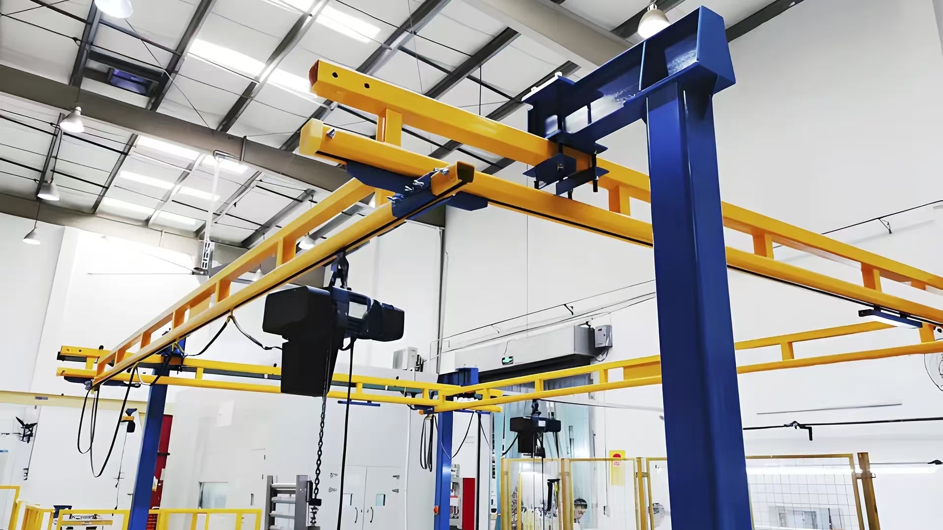 All-in-One KBK Bridge Crane Kit | Multi-Directional Combined KBK Rail System for Intelligent Material Handling Solutions