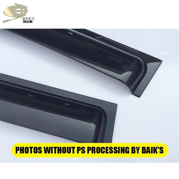 PMMA Auto Vent Shades Dark Auto Window Rain Guards 2007-2020 For Mitsubishi Pajero V97
