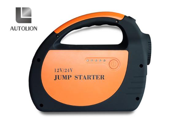 Lithium Polymer Car Jump Start Battery / 800A Peak Current 24V Truck Jump Starter
