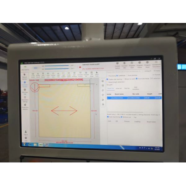 Машина расточкой CNC шкафа 6, который шкафа панели MDF встали на сторону с системой управления LNC