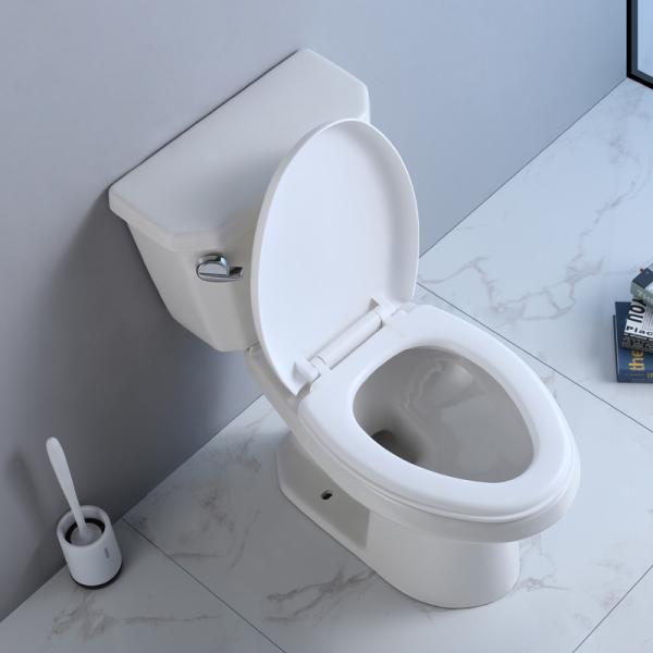 Cômoda branca alta de duas partes cerâmica do banheiro da armadilha 300mm do Wc S da bacia de toalete