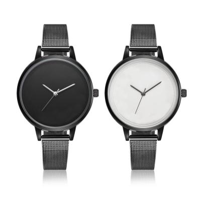 Cor personalizada da precisão alta relógio de pulso minimalista para meninas fêmeas