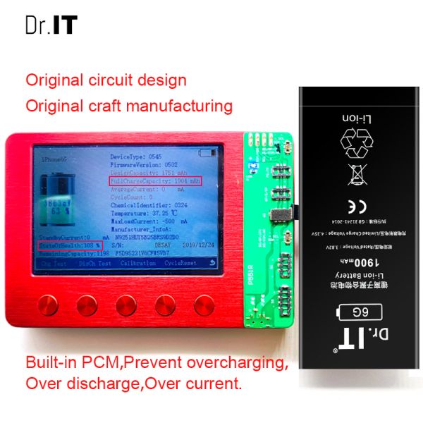 1900mAh Lithium Iphone Battery