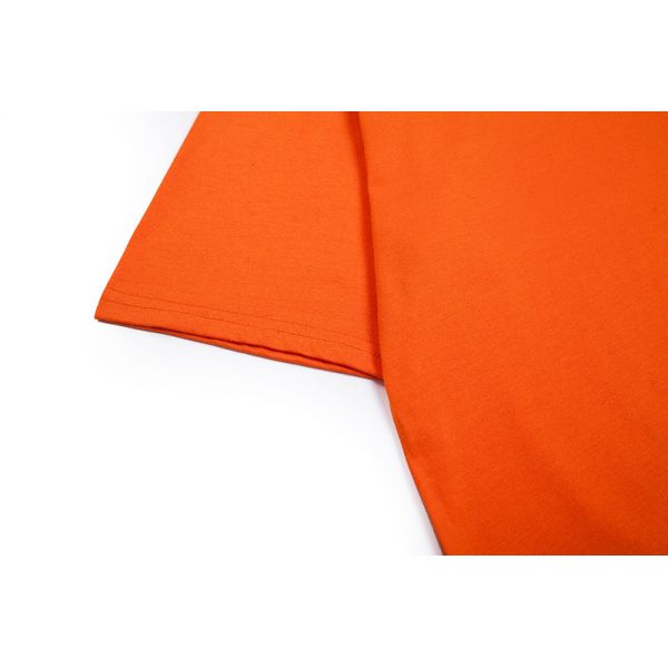 Custom Screen Printing Trendy Oversized T Shirts For Women Loose Fit Rib Collar