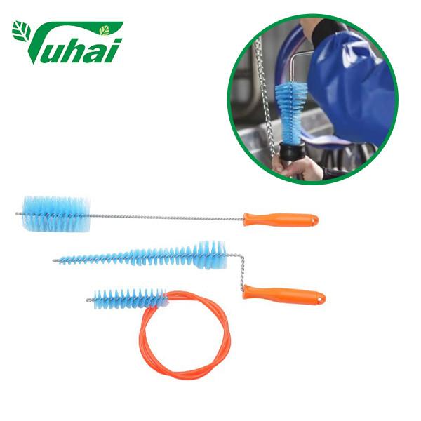 Máquina rotativa de ordenha de limpeza escova Tanque de leite escova desmontável escova de lençol de leite