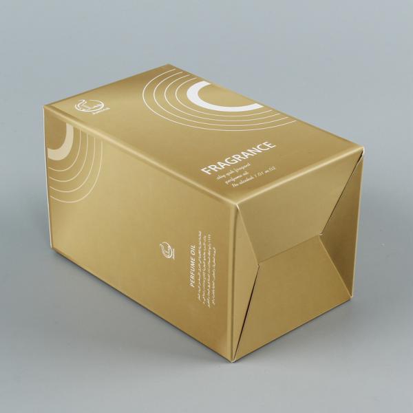 Boîtes d'emballage de parfum personnalisées avec revêtement UV en carton blanc pour parfums