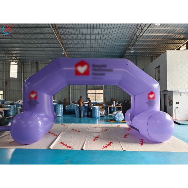 Heavy-Duty PVC Inflatable Arch Custom Printed Air Tight for Events Races & Promotions