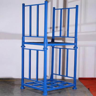 Warehouse Q235 Steel Pallet Waste Treatment Metal Stackable Shelves