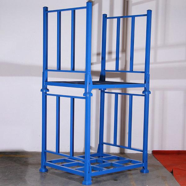 Warehouse Q235 Steel Pallet Waste Treatment Metal Stackable Shelves