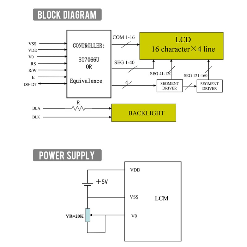 BTN Black Film 1604A LCM LCD Display Screen 2*16 LCD ST7066U Character LCD Module Stable Supply Of Goods
