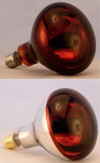 Red infrared lamp 100W 150W 175W 200W 250W 275W animal chicken pig pet therapy infrared heating bulb