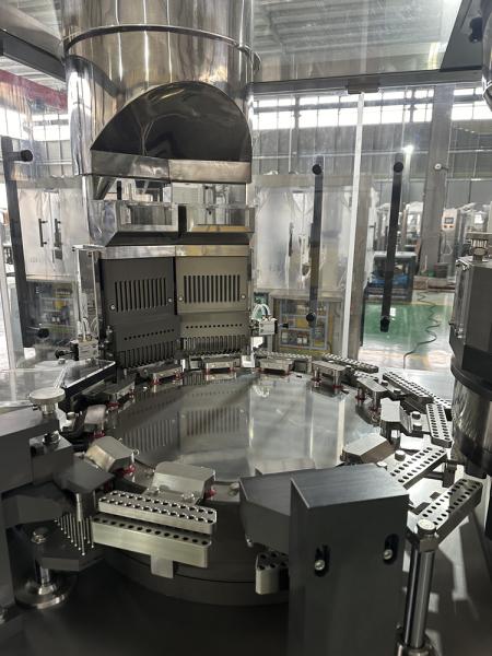High Speed 11.5Kw Automatic Pill Filling Machine Powder Capsule filler