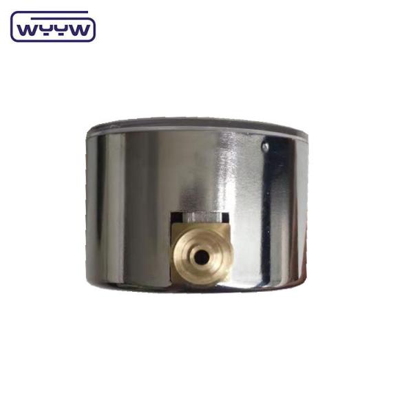 Manômetro de baixa pressão de aço inoxidável Mbar Bellows 63mm 0-6 Kpa Pressímetro