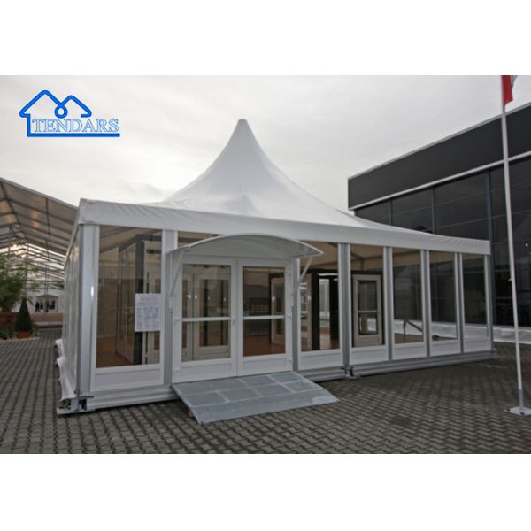 5x5m Aluminium Pagoda Tent Galvanized Aluminum Multi-Tier Style UV-Resistant Roof for Elegant Receptions