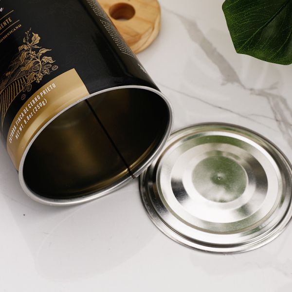 Coffee Tin Cans 250g Metal Cans for Coffee Beans CMYK Offset Printing With Screw Cover