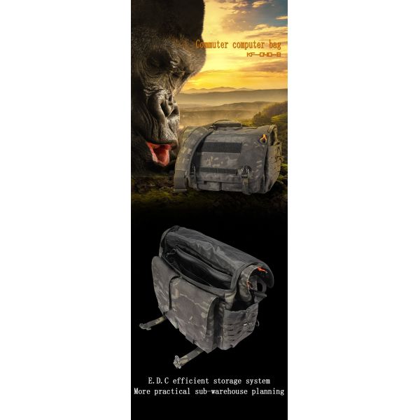 Multi - Pockets Anti Theft Messenger Bags , 15.6 Inch Multifunction Laptop Bag