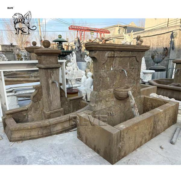 Stone Wall Fountains Antique Italian Marble Garden Fountain Design Large Outdoor Home Decoration
