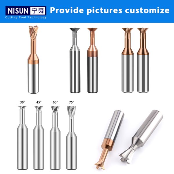 M2 Custom Non Standard Cutting Tools Carbide HSS M35 M42 Forming Milling Cutter Step Reamer Alloy Counink Center Drill Bits Chamfering Taper T Slot End Mill
