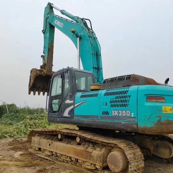 Original Hydraulic Valve and Durable Steel 2019 Kobelco SK350 Excavator for Operation