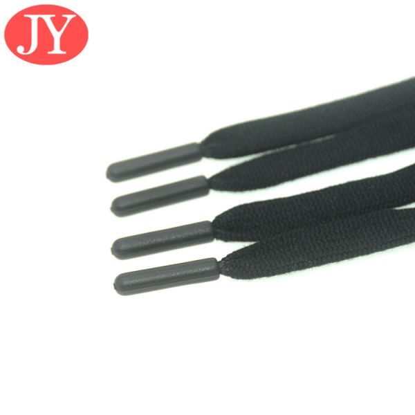 Jiayanag Phthalate Free White color blue aglet stripe plastic TPU soft rubber aglets