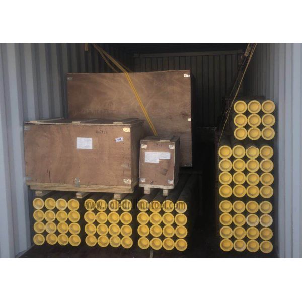 Rock Blasting / Water Well Drilling Pipe Down The Hole Drill Rods 127mm