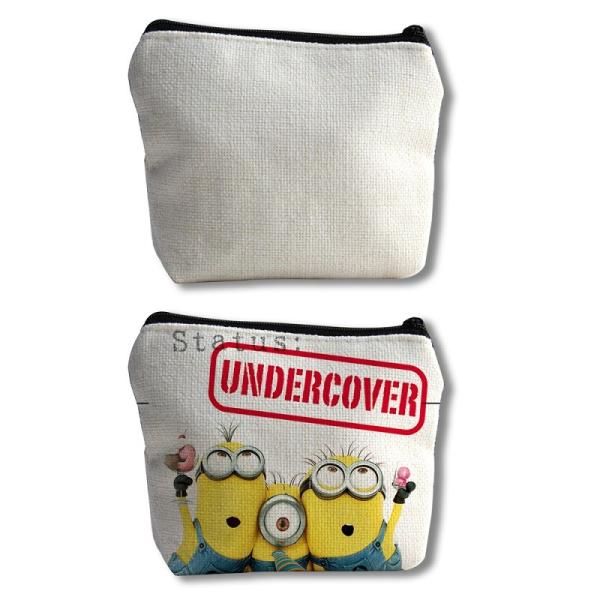 DIY Printable Eco Friendly  Linen Sublimation Coin Purse Blank For Sublimation Printing