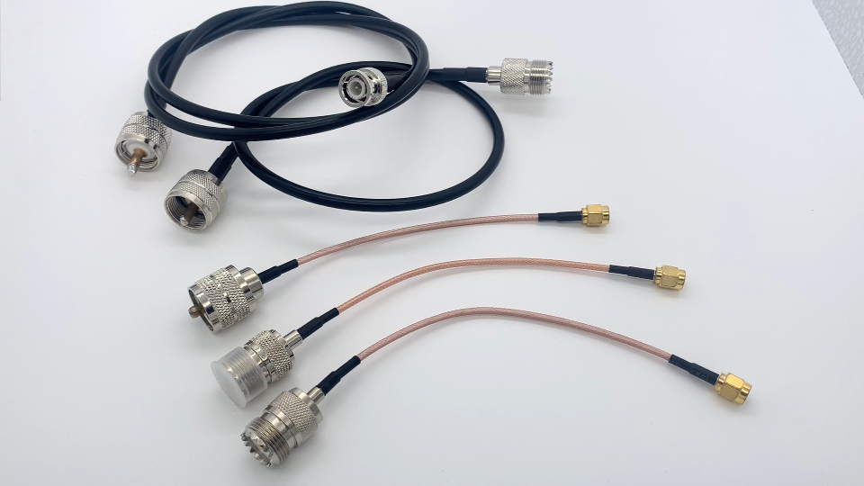 CB Ham Radio RG58 Extension Cable PL259 Pigtail UHF PL-259 Male to UHF SO-239 Female