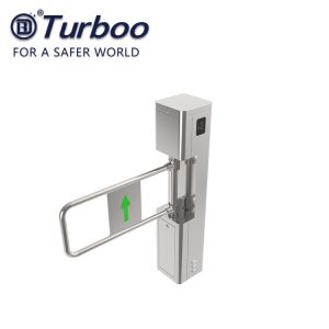 Stainless Steel Waist Height Barrier Gate For Supermarket Entrance 240V